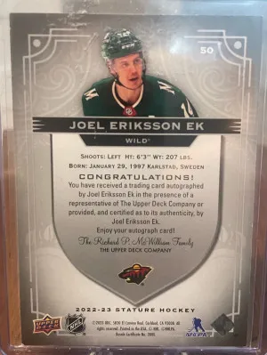 Joel Eriksson Ek Stature Base Auto back
