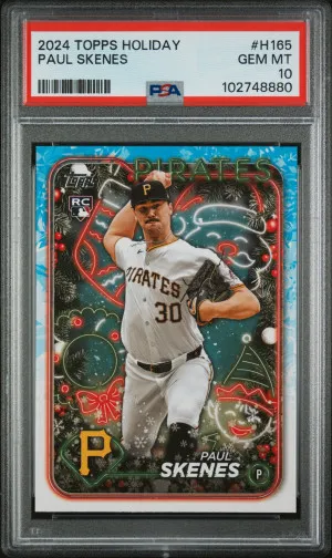 2024 Topps Holiday #H165 Paul Skenes front
