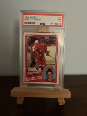 1984 Topps Steve Yzerman #49 Rookie front