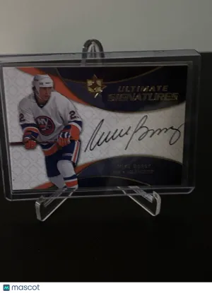 2008-09 UD Ultimate Collection Ultimate Signatures Mike Bossy front