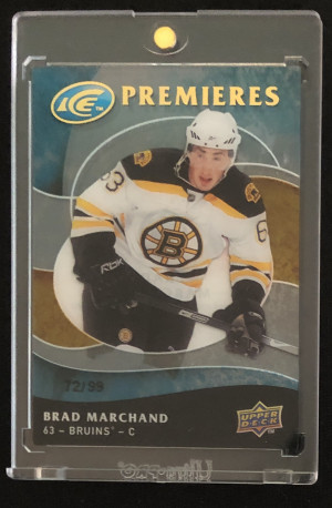 BRAD MARCHAND 2009-10 RC Upper Deck Ice Premieres #72/99 front