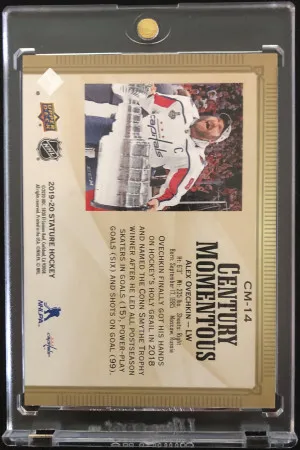 ALEXANDER OVECHKIN 2019-20 Stature Century Momentous back