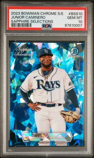 2023 Bowman Chrome Sapphire Edition Sapphire Selections Junior Caminero front