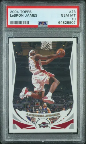 2004 Topps Lebron James front