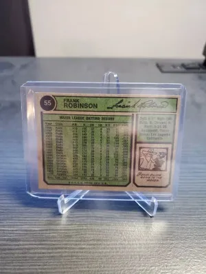 1974 Topps - #55 Frank Robinson back
