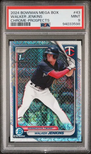 2024 Bowman Mega Box Chrome Prospects Walker Jenkins front