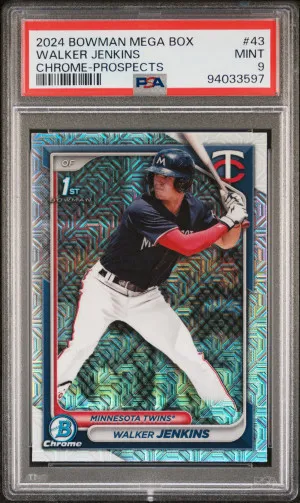 2024 Bowman Mega Box Chrome Prospects Walker Jenkins front