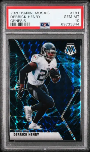 2020 Panini Mosaic Derrick Henry Genesis front