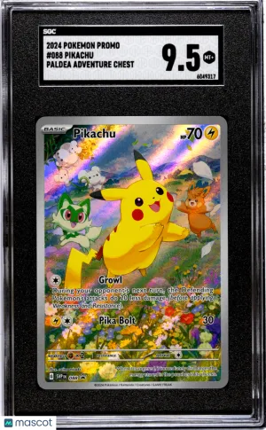 Pokémon TCG Pikachu SGC 9.5 front