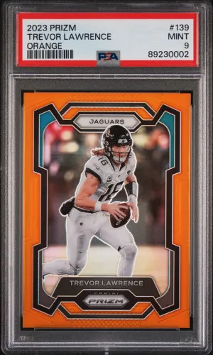 2023 Panini Prizm Trevor Lawrence Orange Prizm front