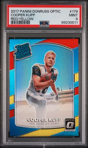 2017 Panini Donruss Optic Cooper Kupp Red/Yellow front