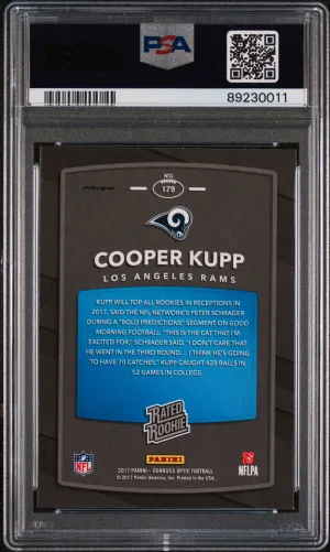2017 Panini Donruss Optic Cooper Kupp Red/Yellow back