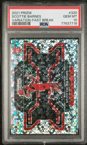 2021 Panini Prizm Scottie Barnes Variation-Fast Break front