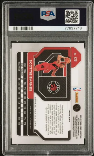 2021 Panini Prizm Scottie Barnes Variation-Fast Break back