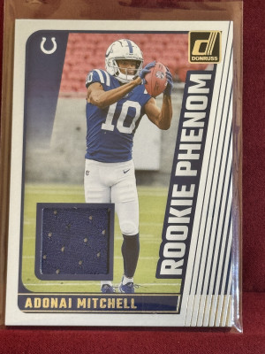 2024 Panini Donruss Adonai Mitchell #RPJ-AMI Rookie Phenom front