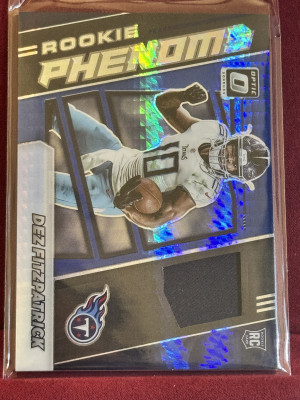 2021 Panini Donruss Optic Dez Fitzpatrick #RPH-36 Rookie Phenoms Patch front