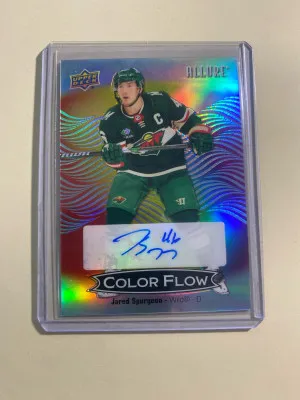 Jared Spurgeon 24-25 Allure Full Rainbow Auto front