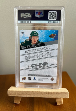 2020-21 Upper Deck Series 2 Kirill Kaprizov Young Guns #451 back