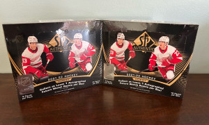 2021-22 SP Authentic Hobby Box x2 front