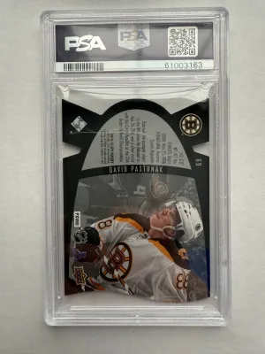 2014 Spx 1997-98 Spx Retro David Pastrnak 1997-98 Spx Retro PSA 8 Rookie back