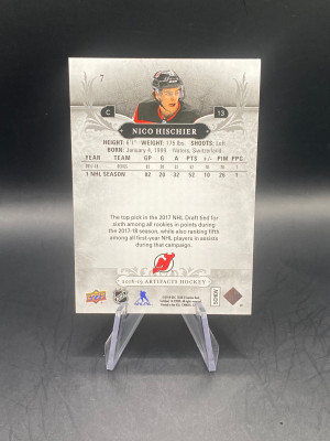 Nico Hischier Artifacts /20 back