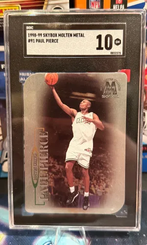 1998-99 Skybox Molten Metal Paul Pierce Rookie SGC 10 front