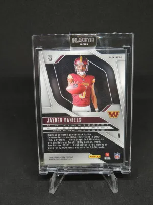 Jayden Daniels 2024 Prizm RC Silver Variation back