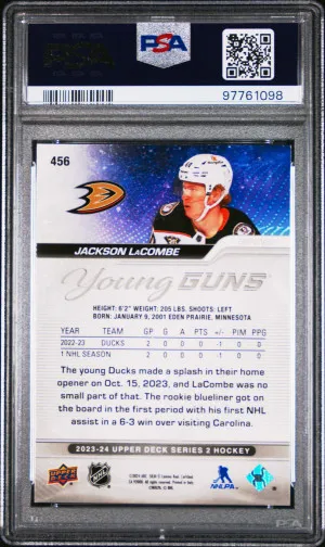 2023 Upper Deck Jackson Lacombe Outburst Red back