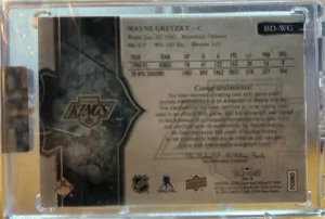 2017-18 Splendor Wayne Gretzky 26/36 Patch Auto back