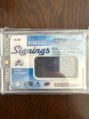 Mikko Rantanen Rinkside Signings back