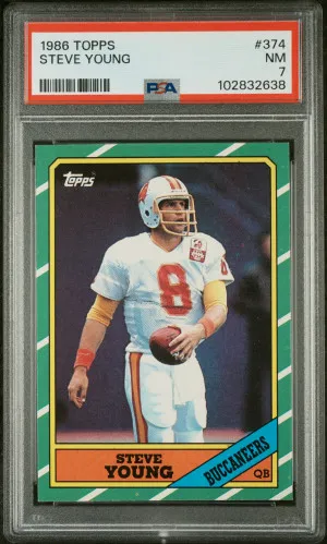 1986 Topps Steve Young front