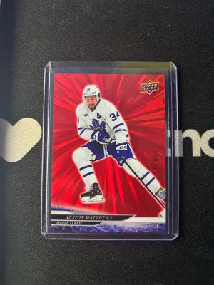 Auston Matthews Outburst Red 20/25 front