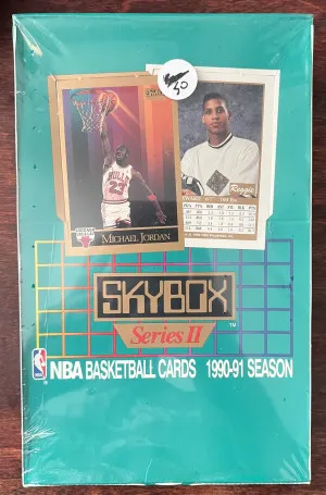 1990-91 Skybox series 2 basketball box front