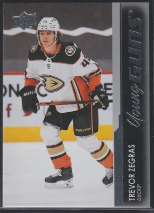 Trevor Zegras 2021-22 Upper Deck Series 1 Young Guns front