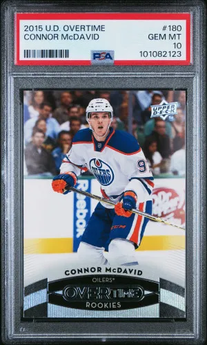 2015 Upper Deck Overtime Connor Mcdavid front