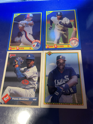 Frank, Thomas Pedro Martinez, Larry Walker Bernie Williams front