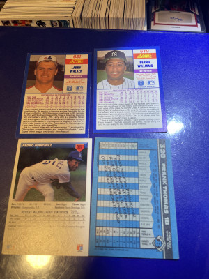 Frank, Thomas Pedro Martinez, Larry Walker Bernie Williams back