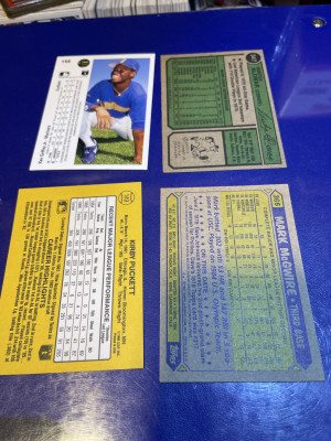 Mark McGuire Kirby Puckett Sandy alomar Ken Griffey Junior back