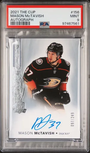 2021 Upper Deck The Cup Mason Mctavish Autograph front