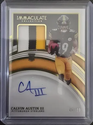 2022 Immaculate Calvin Austin RPA #/99 front