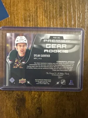 Dylan Guenther Premier Gear Patch’s back