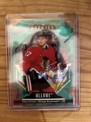 22-23 Allure Lukas Reichel Green Rainbow 37/99 front