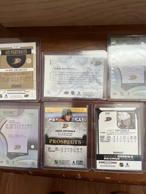 21-22 Allure Jamie Drysdale Blue Line /35 and rookie lot back