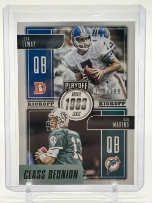2016 Playoff John Elway/Dan Marino Class Reunion 190/199 front