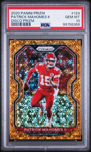 2020 Panini Prizm Patrick Mahomes Ii Disco Prizm front