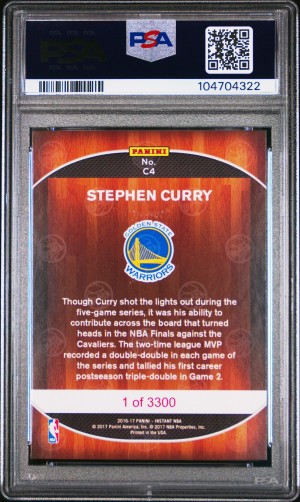 2016 Panini Instant Warriors Championship Stephen Curry Warriors Chmpnshp.-Red back