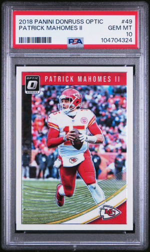 2018 Panini Donruss Optic Patrick Mahomes Ii front