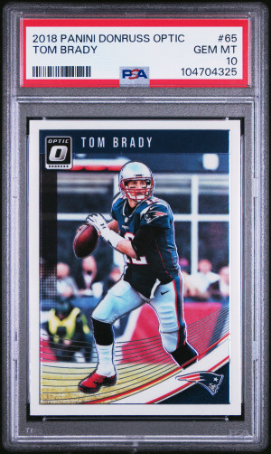 2018 Panini Donruss Optic Tom Brady front