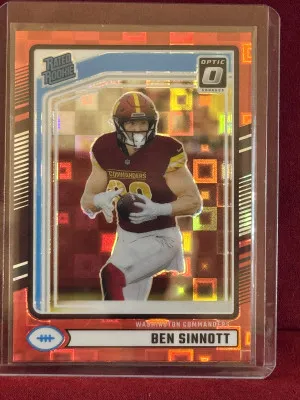 2024 Panini Donruss Ben Sinnott #314 Red Pandora Rated Rookie front