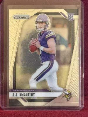 2024 Panini Prizm J.J. McCarthy Base RC front